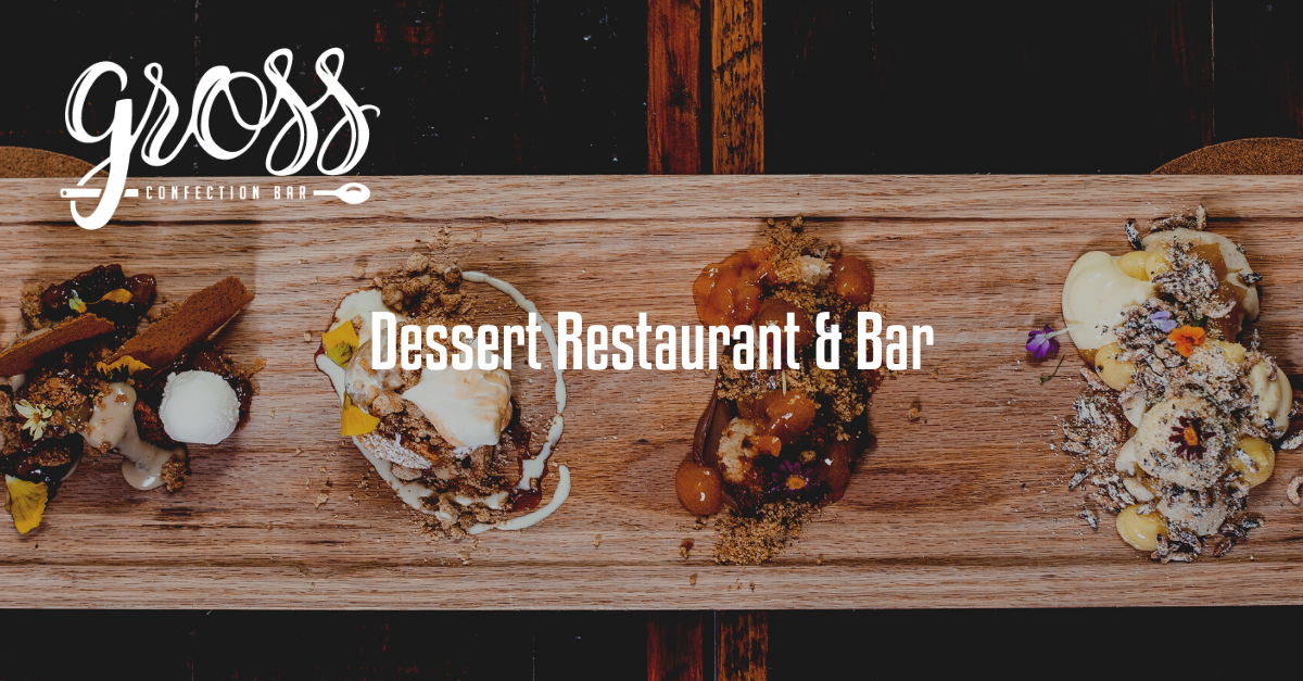 Dessert Restaurant Gross Confection Bar Portland, Maine